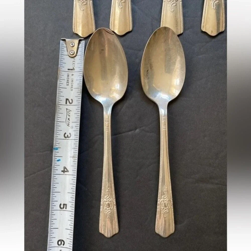 VTG Harmony House Plate AA+ 1944 Silver Plate(Forks & tea spoon )Maytime Pattern